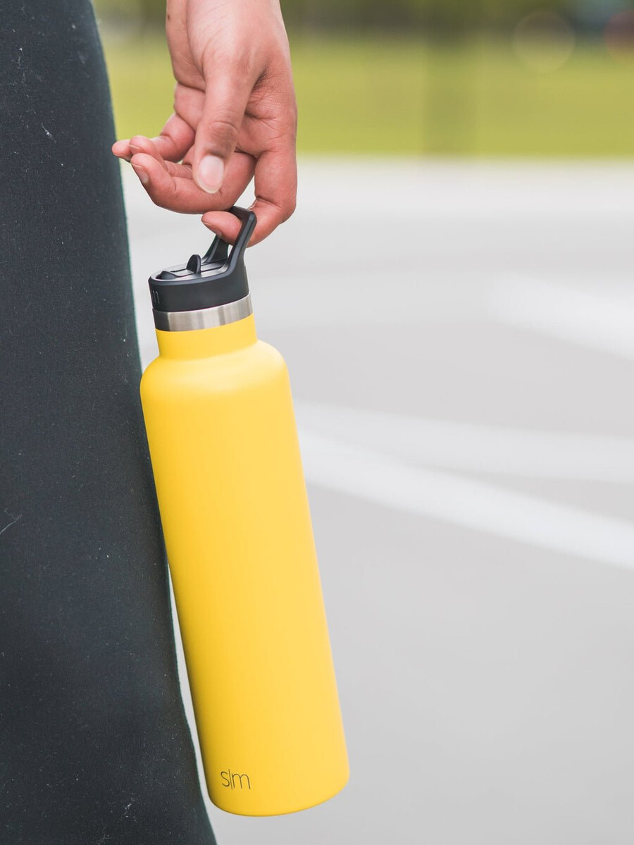 ascent water bottle with straw lid